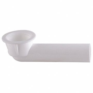 PVC Waste and Overflow Shoe White