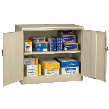 Counter Height Storage Cabinet Putty