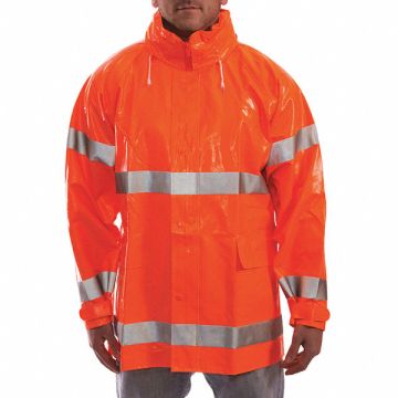 Flame Resistant Rain Jacket Orange 2XL