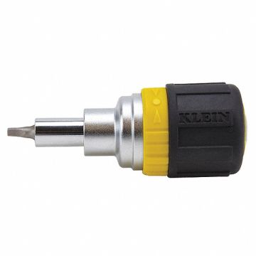 Stubby Screwdriver Square Recess 6-In-1