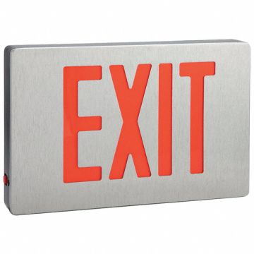 Exit Sign w/ Btry BackUp 0.4W Red 1 or 2