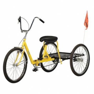 Tricycle 500 lb Cap. Yellow 26 Wheel
