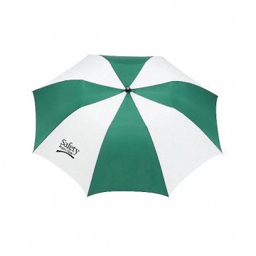 Umbrella 42 in Green/White Polyester