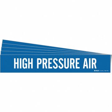 Pipe Marker White High Pressure Air PK5