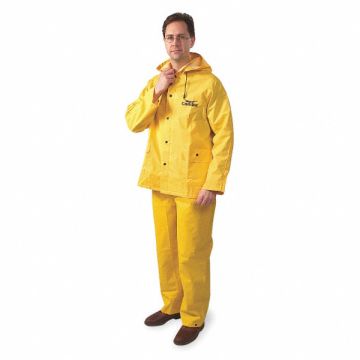 D2285 Rain Suit Jacket/Bib Unrated Yellow 4XL