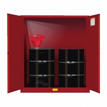 Cabinet Steel 1 Shelves Red