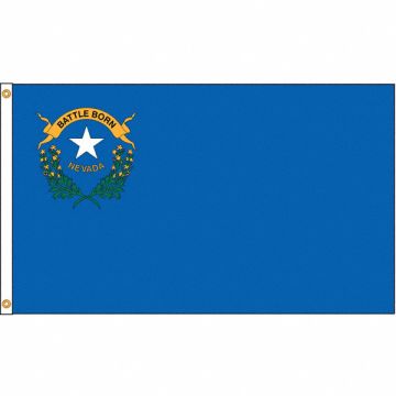 D3772 Nevada Flag 5x8 Ft Nylon