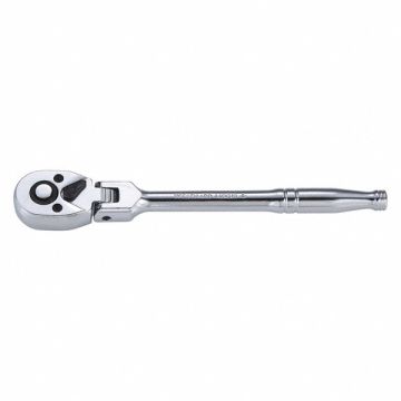 Hand Ratchet 7 1/4 in Chrome 1/4 in