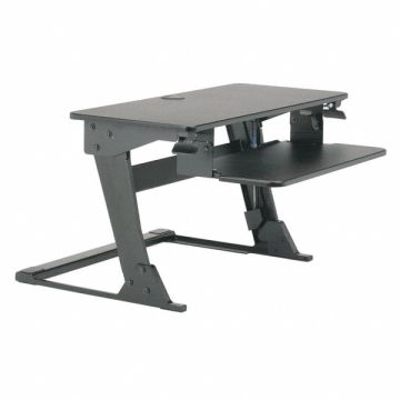 Stand-Up Desk Converter Wood/Steel Black