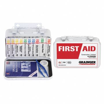 First Aid Kit Unitized White 10 People