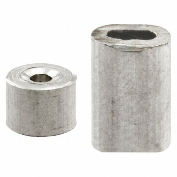 Ferrules Stops Aluminum Silver PR