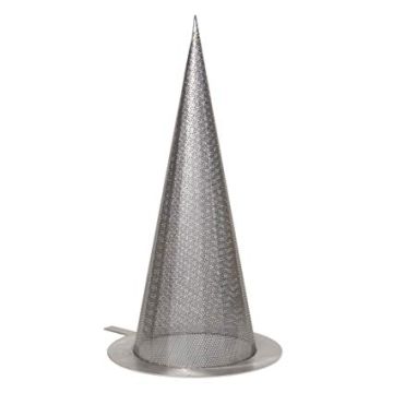 Cone Strainer 4" SS316, CL.300, 1/8" Perf, 40 Mesh