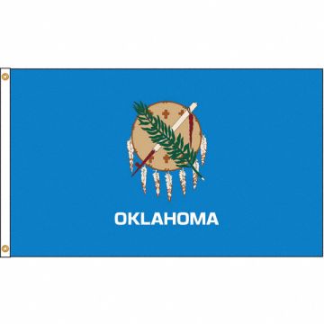 D3771 Oklahoma Flag 4x6 Ft Nylon