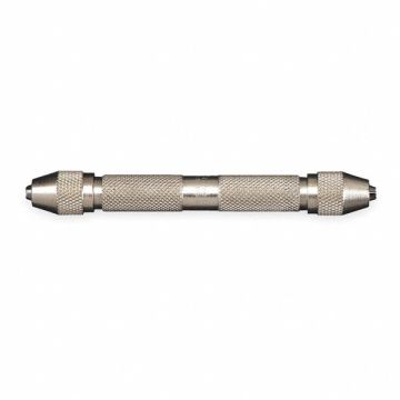 Double End Pin Vise 0-0.125 In Nickel