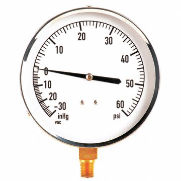 G3995 Pressure Gauge Mechanical Cont 4-1/2 In