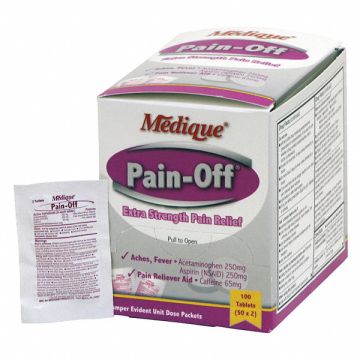 Pain Relief Tablet 565mg Size PK100