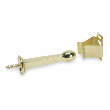 Automatic Door Holder Brass Ivory Wall