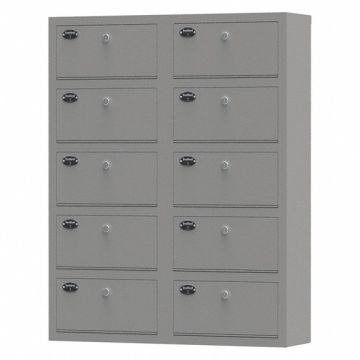 Weapon Storage Cabinet 37-1/4inH Gray