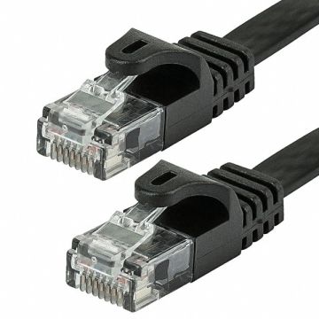 Patch Cord Cat 5e Flexboot Black 75 ft.