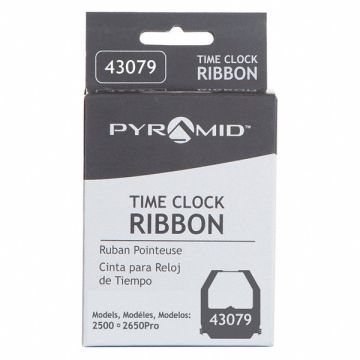 Time Clock Ribbon Black/Red