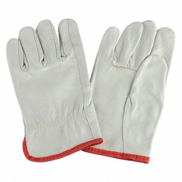 D1594 Leather Gloves White L PR