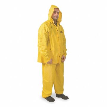 D2283 Rain Suit Jacket/Bib Unrated Yellow 4XL