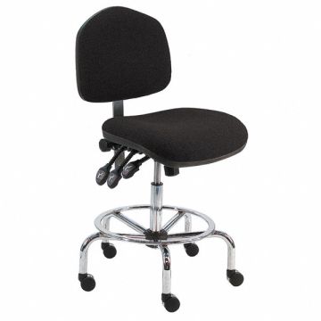 Task Chair Fabric Black 20-28 Seat Ht