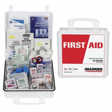 First Aid Kit Bulk White 50 People
