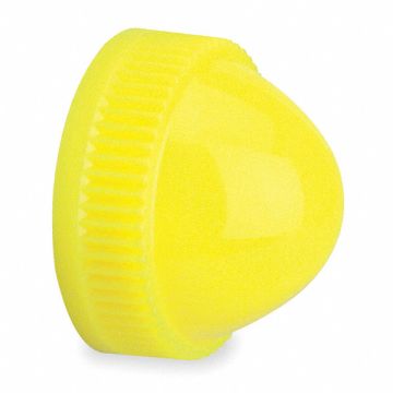 Pilot Light Lens 30mm Yellow Plastic