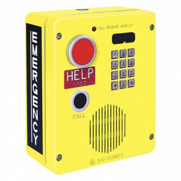 Emergency Telephone Help Button Keypad
