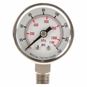 D1353 Pressure Gauge Test 1-1/2 In