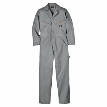 H4988 Long Sleeve Coveralls Cotton Gray 2X