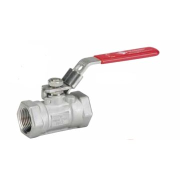 Valve, Ball, 1PC Floating, 1", 2000 psi, FNPT, FP, F316/SS316/RPTFE, Lever Op.