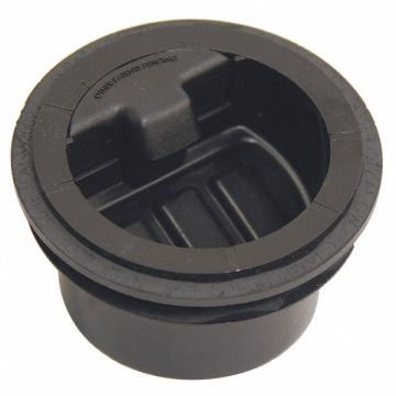 Drain 2 in Pipe Dia Black Trap Seal