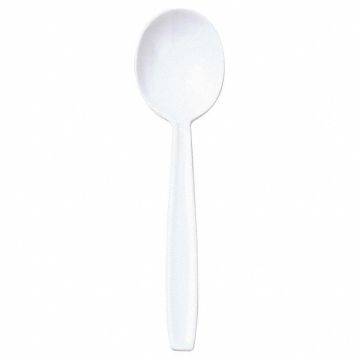 Soup Spoon White Skilcraft Med PK100