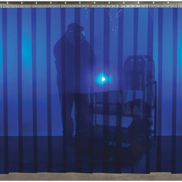 J1594 Welding Strip Curtain 6 x10 ft. Blue PVC