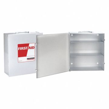 Empty First Aid Cabinet Wall Mount White