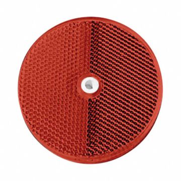 Color Reflector Oval Red 3 dia.