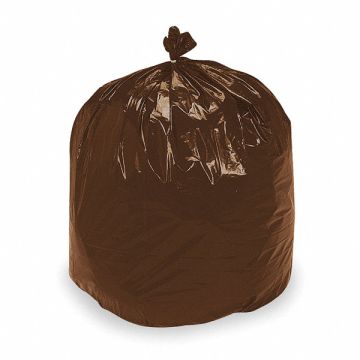 Trash Bag 56 gal Brn/Blk PK100