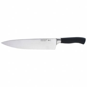 Chef Knife Straight 10 in L Black