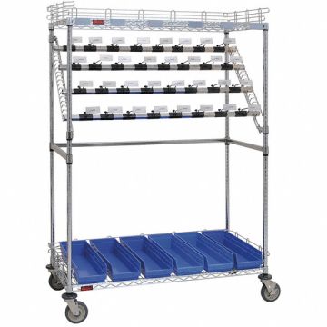 Catheter Storage Cart 60x68 2 Shelves