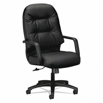 Chair Exec Leather Bk