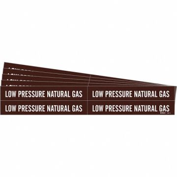 Pipe Marker Low Pressure Natural Gas PK5