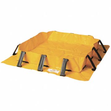 Spill Berm 4 ft.Lx4 ft.Wx8 in.H Yellow