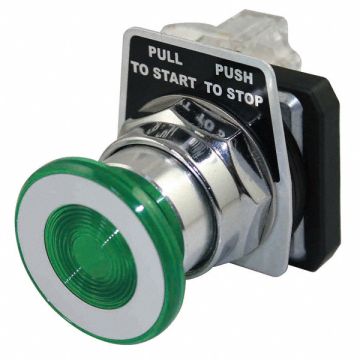 H7094 Non-Illuminated Push Button 30mm Green