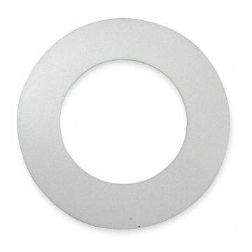 Gasket Ring 6 In Virgin PTFE White