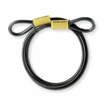 Security Cable 72 in Steel Black
