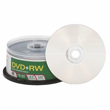 DVD+RW Disc 4.70 GB 120 min 4x PK30