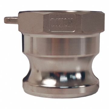 Cam and Groove Adapter 2-1/2 316 SS