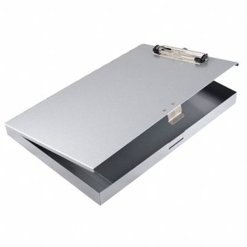 Storage Clipboard Letter Sz Metal Silver